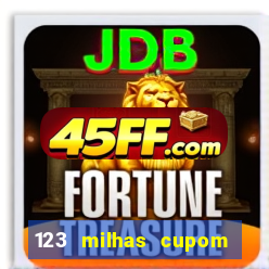 123 milhas cupom de desconto